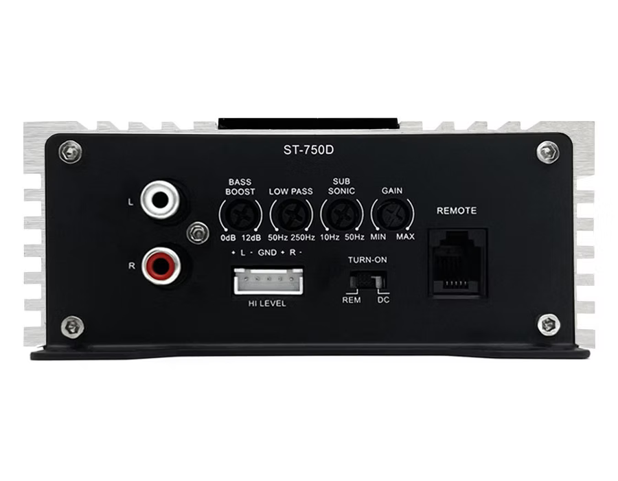 ST-750D | Zapco ST-D Compact Series 1-Ch 400 watt Class D Compact Amplifier