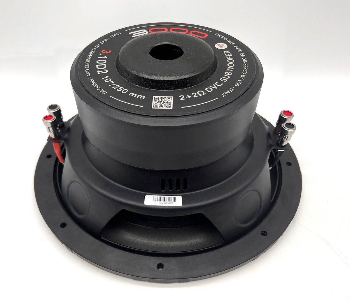 ESB 3.10D2 - 3000 Series 250mm DVC 2+2 Ohm Subwoofer