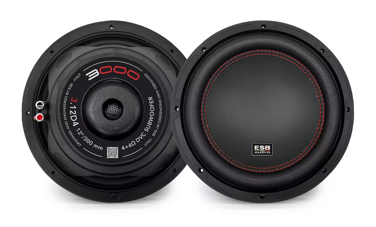 ESB 3.12D4 - 3000 Series 300mm DVC 4+4 Ohm Subwoofer
