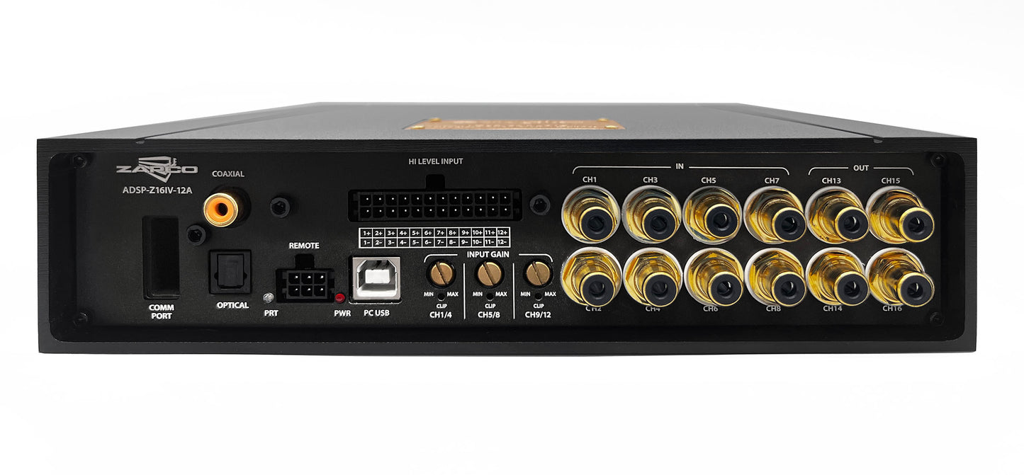 ADSP-Z16 IV-12A | Zapco DSP IV Series Integrated 16-Ch. DSP / 12-Ch. 960 watt Class D Amplifier