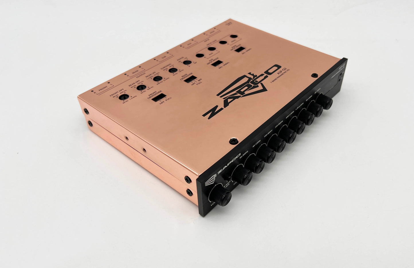 ASP-Q2 | Zapco ASP Series 7-Band Parametric EQ/Crossover