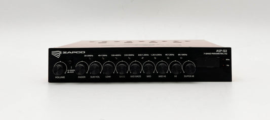 ASP-Q2 | Zapco ASP Series 7-Band Parametric EQ/Crossover