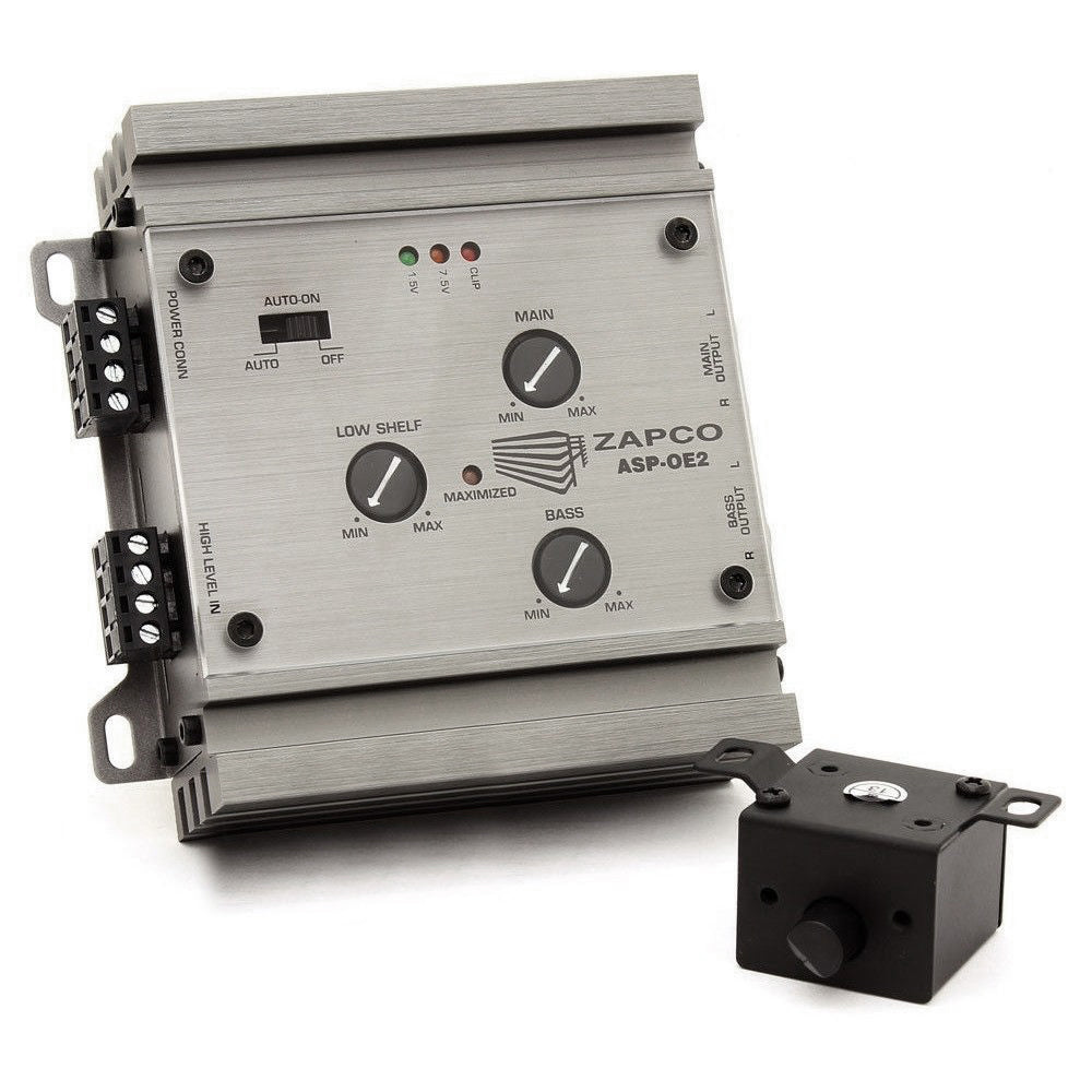 ASP-OE2 | Zapco ASP Series 2-Ch. OEM Speaker Level to Preamp with Bass Recovery