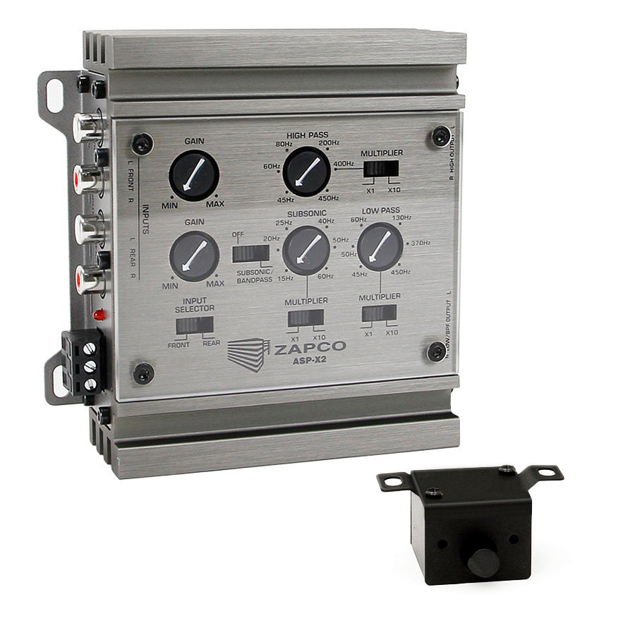 ASP-X2 | Zapco ASP Series 2-Way Electronic Crossover