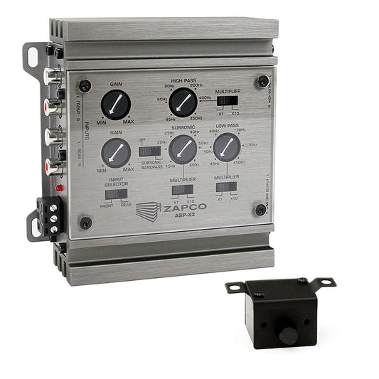 ASP-X2 | Zapco ASP Series 2-Way Electronic Crossover