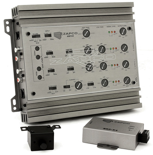 ASP-X4 | Zapco ASP Series 2/3/4-Way Electronic Crossover