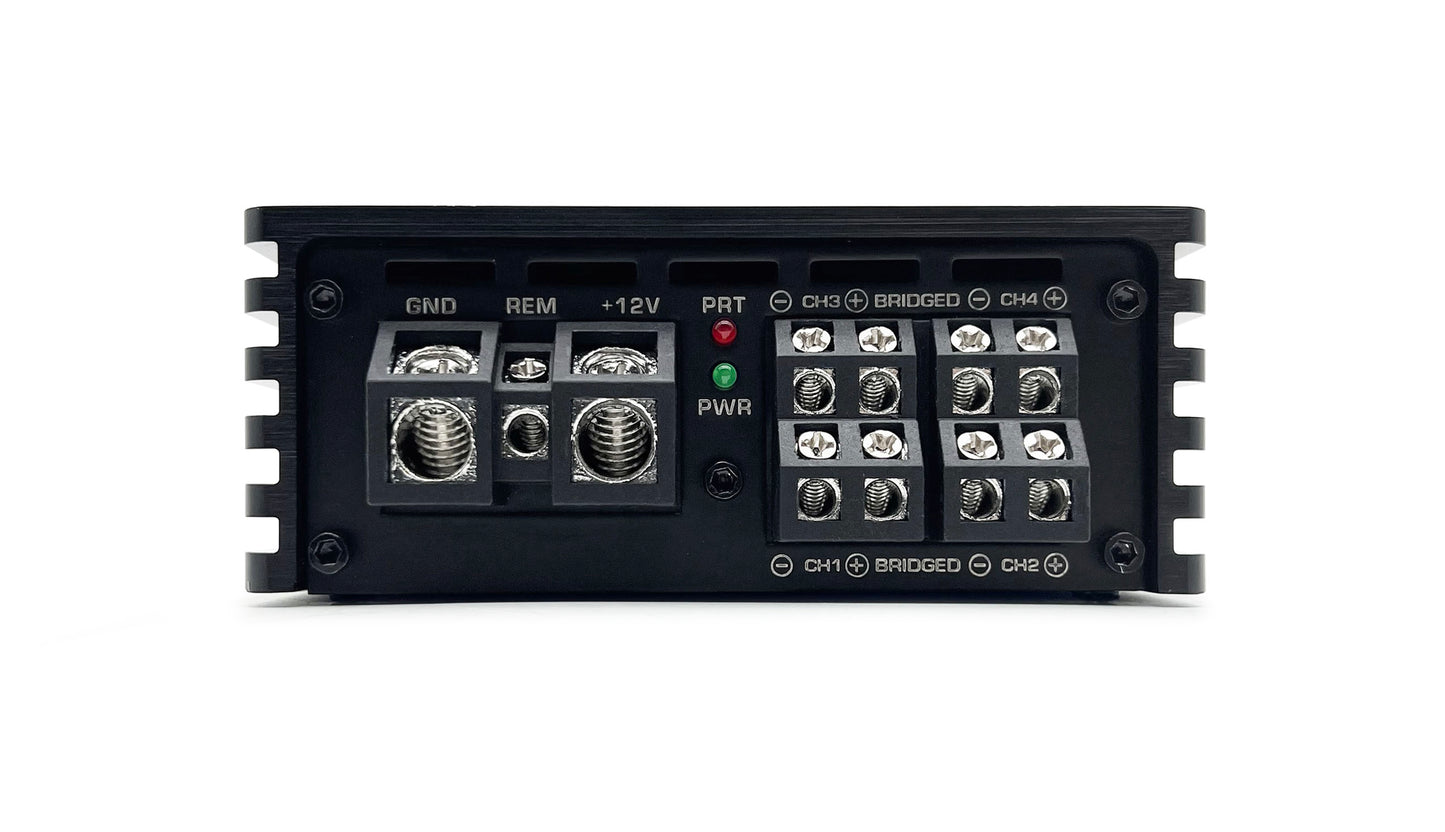 HB 104D II | Zapco Harmony HB II Series 4-Ch 400 watt Full Range Class D Amplifier