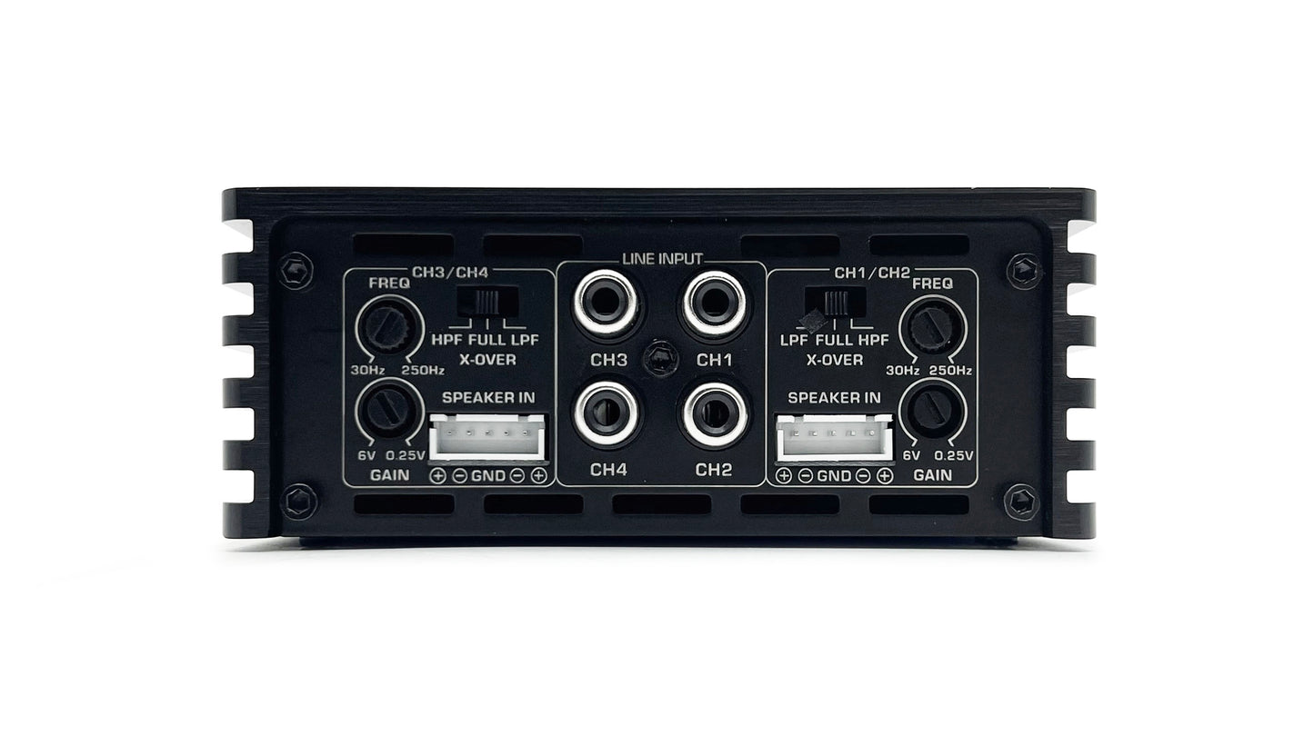 HB 154D II | Zapco Harmony HB II Series 4-Ch 600 watt Full Range Class D Amplifier