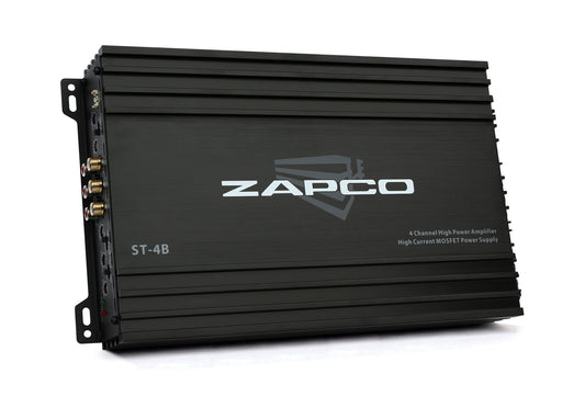 ST-4B | Zapco ST-B Series 4-Ch 260 watt Class AB Amplifier