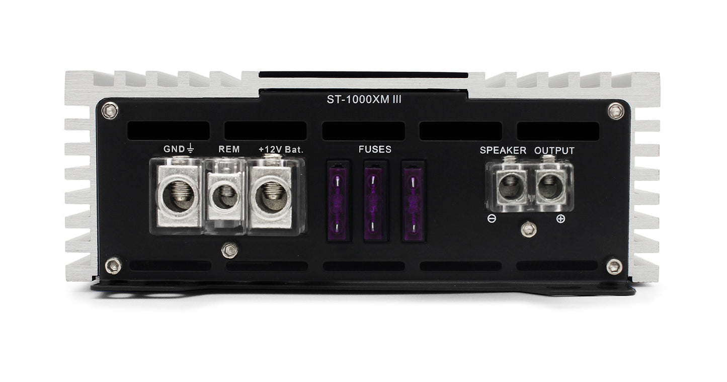 ST-1000XM III | Zapco STX-III Series 1Ch 1000 watt Mono Class D Amplifier
