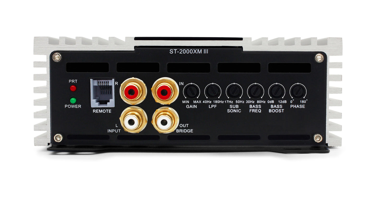 ST-2000XM III | Zapco STX-III Series 1Ch 2000 watt Mono Class D Amplifier