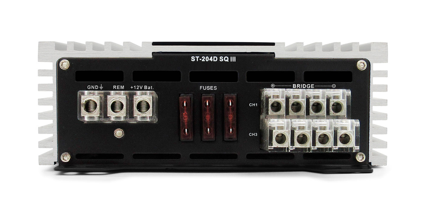 ST-204D SQ III | Zapco STX-III Series 4-Ch 800 watt Class D Sound Quality Amplifier