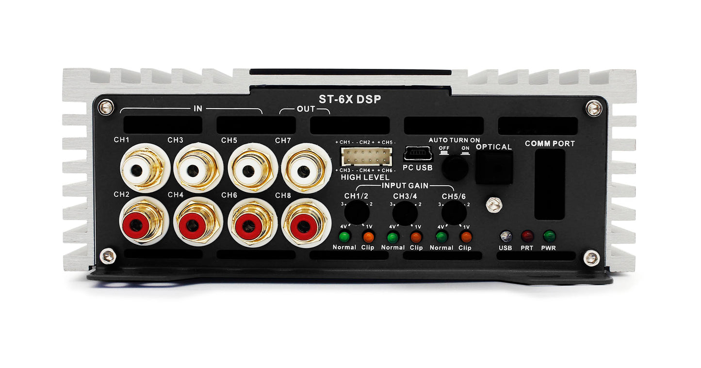 ST-6X DSP III | Zapco STX-III Series 6-Ch 900 watt Class AB Amplifier with DSP
