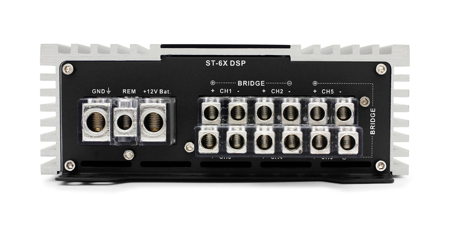ST-6X DSP III | Zapco STX-III Series 6-Ch 900 watt Class AB Amplifier with DSP